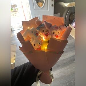 Sanrio Light Up Plush Keychain Boquet